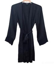 JONES NEW YORK black mini robe, size S/M