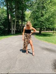 Pretty Little Thing Leopard Print Skirt