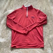 Peter Millar Crown Sport The Greenbrier Classic Red Long Sleeve Quarter Zip