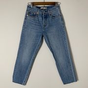 Levi’s  Wedgie High Waisted Light Wash Jeans Size 25