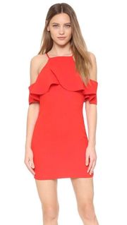 Red Ruffle Dress