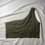 One Shoulder Sports Bra