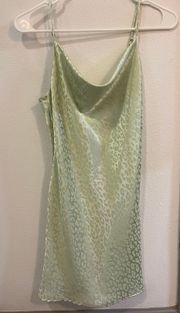 Green Silk Dress