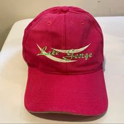 Vintage Lake George Pink Embroidered Baseball Hat