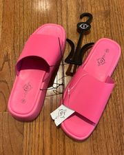 Pink Platform Sandals