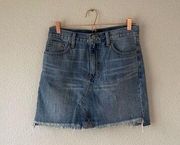 Lucky brand denim mini skirt size 4