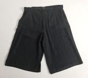 Metaphor Capri Pants Women XL Black Shorts Elastic Waist Stretch Classic Preppy