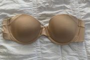 nude strapless bra