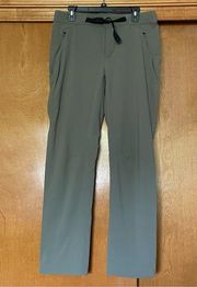 Mountain Hardwear Green Outdoor Hiking Straight Leg Pants Size 10