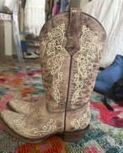 Embroidered Cowboy Boots