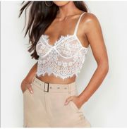 Lace Jersey Bralette