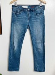 Anthropologie Pilcro Stretch Denim Slim Boyfriend Jeans size 26 petite