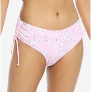 Midnight Hour Cherry Blossom Cinched Swim Bottoms M