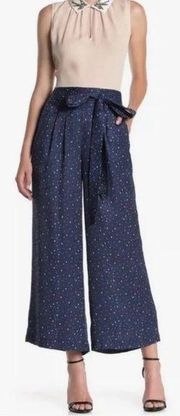 Rebecca Taylor Speckled Dot Silk Jacquard Pants