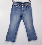 Blank NYC The Varick Kick Flare Rainbow Jeans