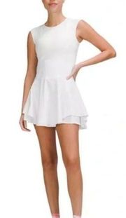 Lululemon Everlux Mesh Back White Tennis Dress Size: 8