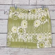 SONOMA "Original Skort" Green Floral Print-8