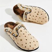 Free People Textile Damon Cozy Mules Size 36. Sh3