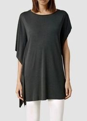 All Saints Black Mitel Vi Tee Small