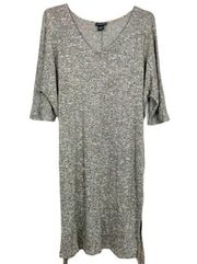 Lane Bryant Metallic Dolman Sleeve Belted Dress Sz 22/24