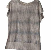 Carmela Pink/Silver Top Women’s Small