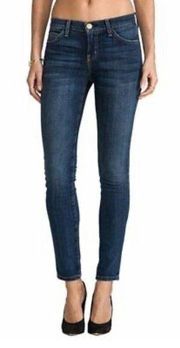 Current Elliott dark blue skinny jeans