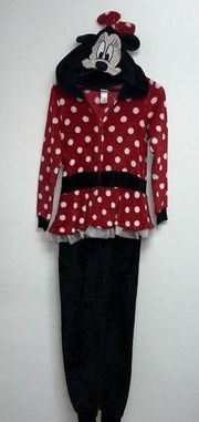 Disney Minnie Mouse Union Suit Sleepwear Halloween Costume Womens Size XS 0 2