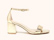 	Natalie Chunky Heel - Gold 