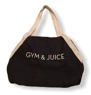 Gym & Juice denim gym bag