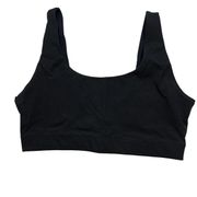 Everlane The Perform Tank Bra Black Small New