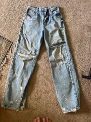 Distressed Jeans