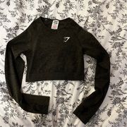 Gymshark vital seamless 20 cropped long sleeve size small