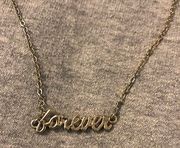 Gold Choker “Forever” 