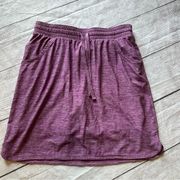 duluth trading company purple size small skort