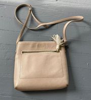 Tan Leather Crossbody Purse