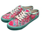 Charlie Paige Glam Floral Tennis Shoes Sz 8 B32