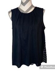 Covington sleeveless blouse size L