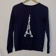 Karl Lagerfeld floral Eiffel Tower sweatshirt