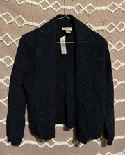 Size small NWT  Dark Blue LOFT Cardigan Sweater