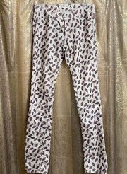 Isabel Marant Étoile ream floral corduroy skinny pants, size 6/ EU 38