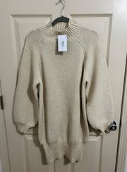 NWT  Sweater Dress Cream Size Medium