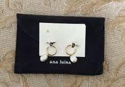 Earrings | Ana Luisa Earrings + Pearl Hoop Earrings