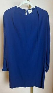 Reiss Blue Dolman Sleeve Mini Dress Sz. 4