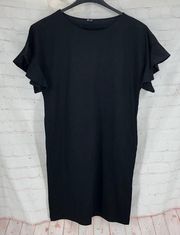 Uniqlo Black cotton casual dress S