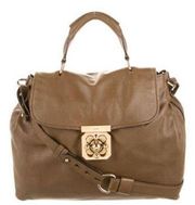 Chloe Brown Elise 2 way leather satchel handbag