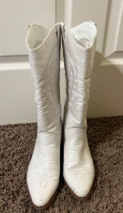 White Cowboy Boots