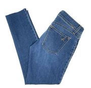 DL1961 Emma Legging Skinny Jean in Panama Stretch Denim Frayed Hem Size 26