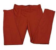 NWT sanctuary rust colored elastic waist ankle zip stretchy pants/leggings