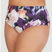 NWT La Blanca Bloomfield High-Waisted Hipster Bikini Bottoms, Size 22W