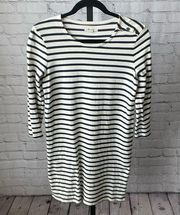 Madewell  Striped Sleeved Dress Size Extra Small